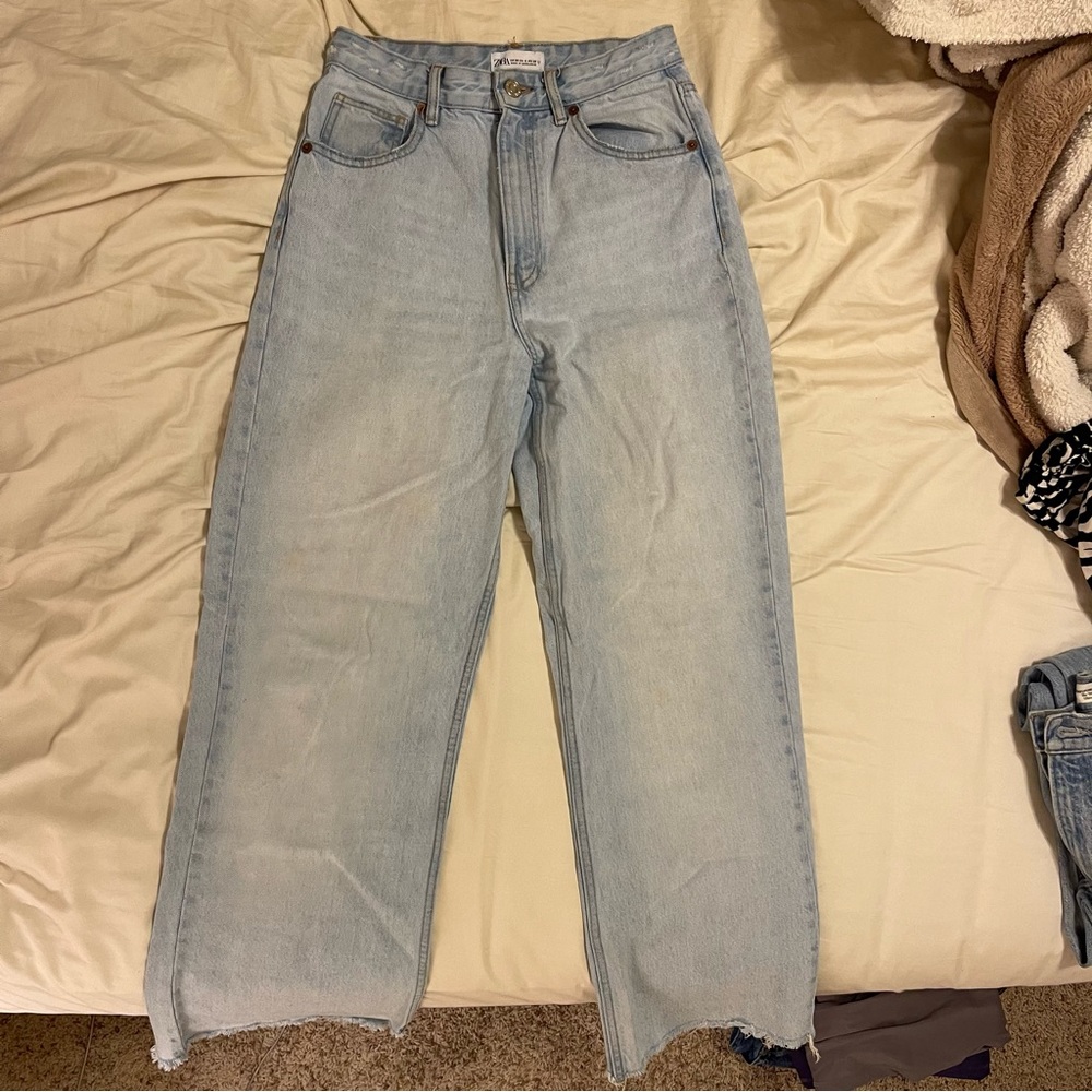 Zara wide leg jeans